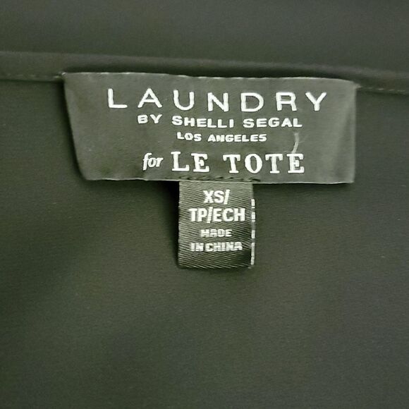 Laundry Black longsleeve Top - Picture 3 of 5